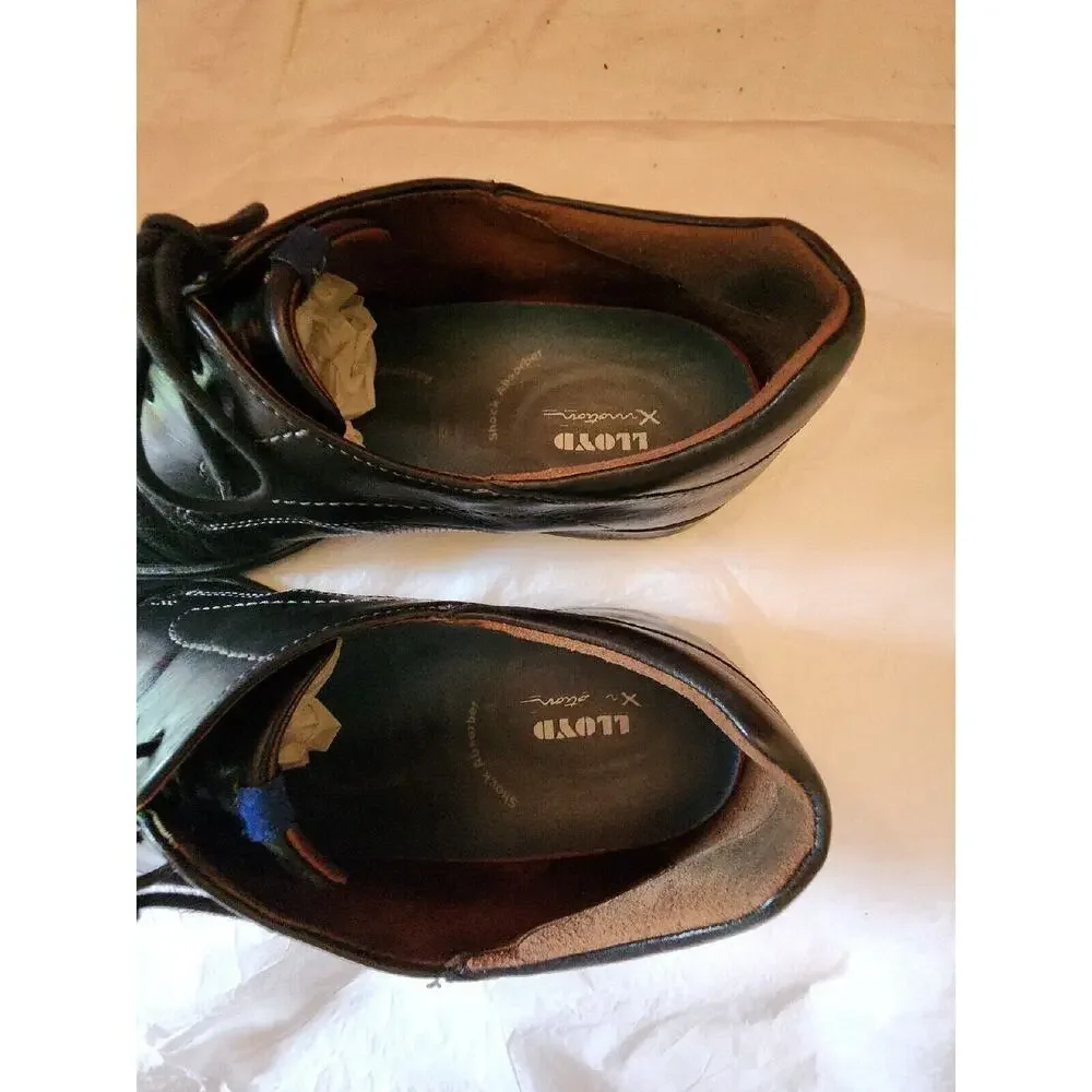 Men's Lloyd Germany Oxfords Dress Shoes Size 10.5 f UK/11.5 US black Leather